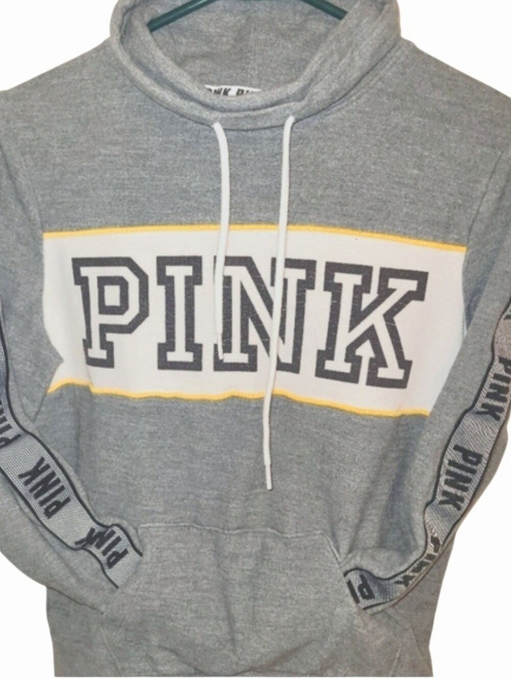 PINK Victoria's Secret Gray with Logo SIZE SMALL